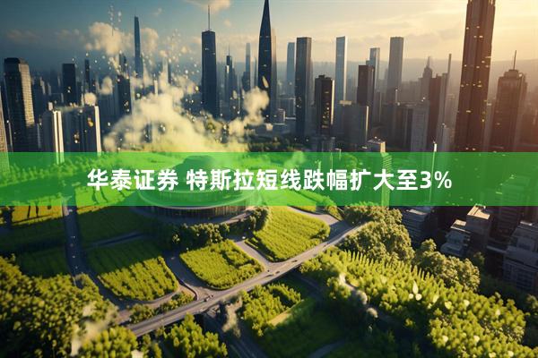华泰证券 特斯拉短线跌幅扩大至3%