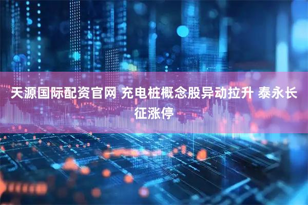 天源国际配资官网 充电桩概念股异动拉升 泰永长征涨停